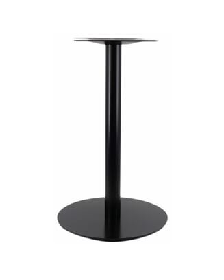 Contemporary Commercial Brushed Stainless Steel Round Table Base (18”)