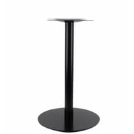 Contemporary Commercial Round Restaurant Table Base In Black 