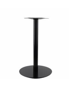 Contemporary Commercial Brushed Stainless Steel Round Table Base (18”)