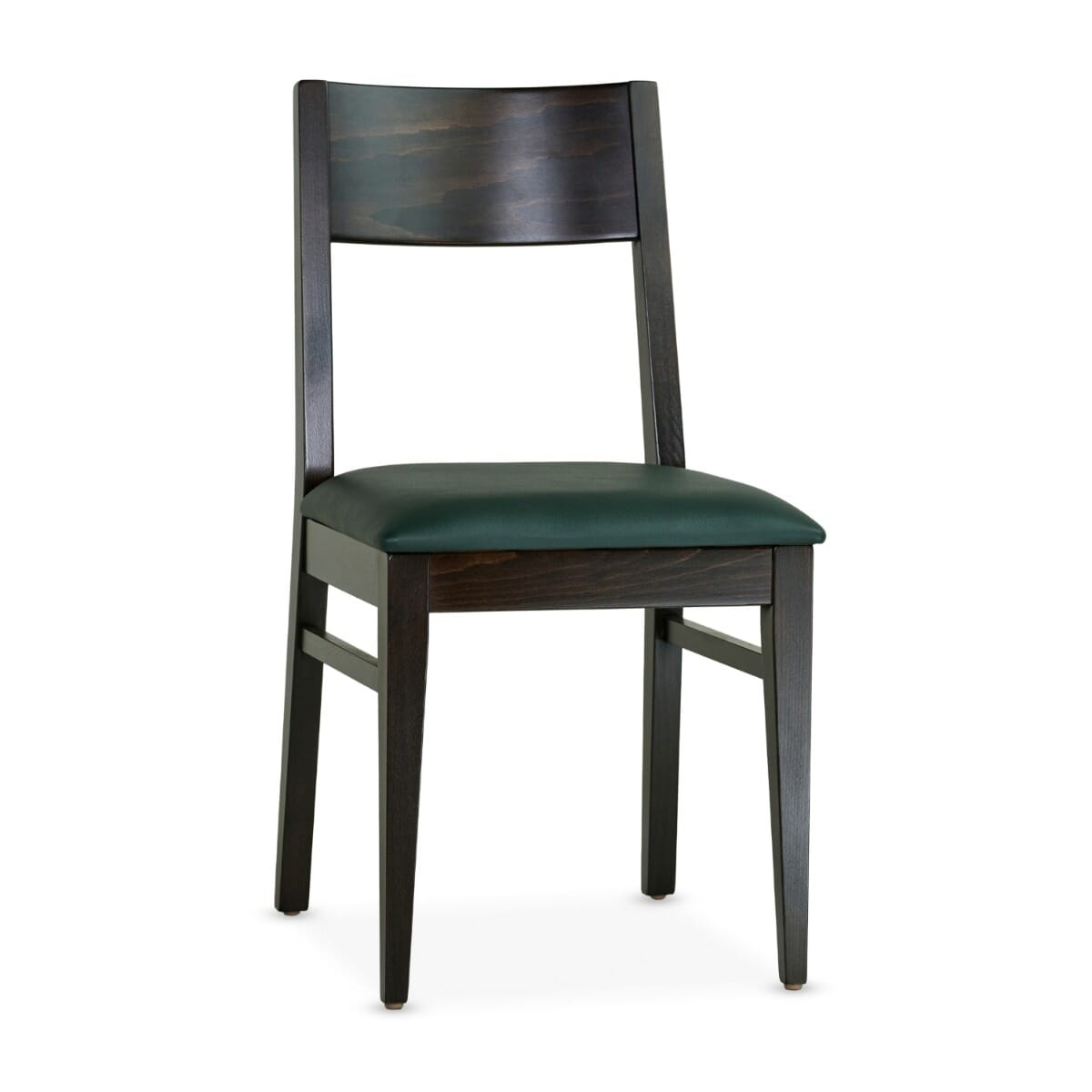 Espresso Wood Square Back Upholstered Commercial Chair Espresso Wood Square Back Upholstered Commercial Chair