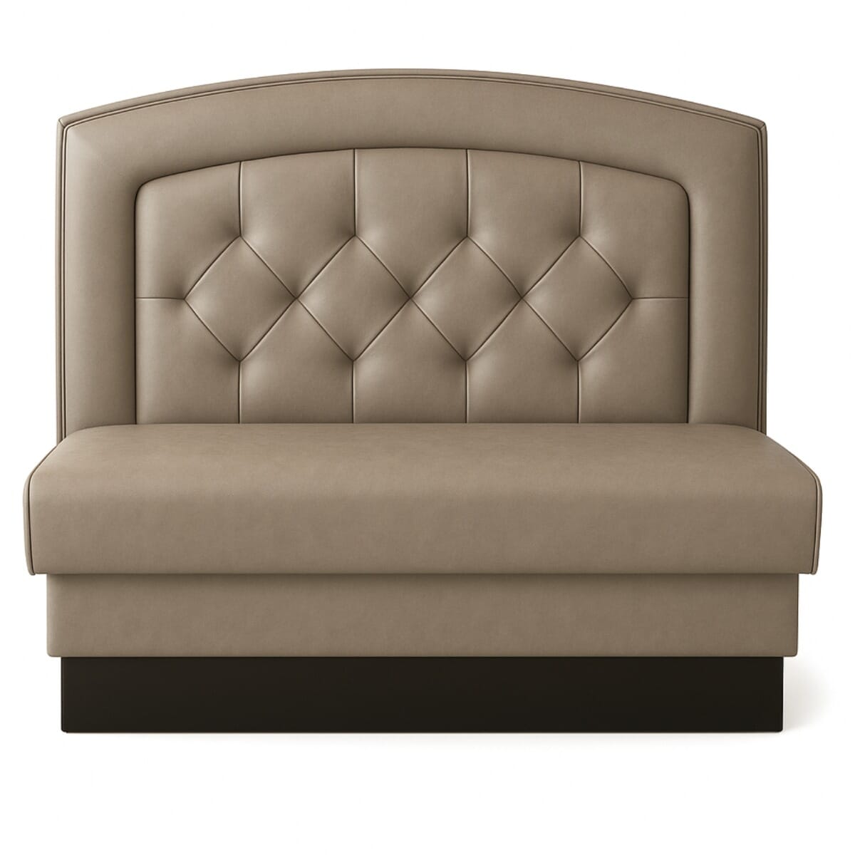 Fan Back Style Tufted Restaurant Booth