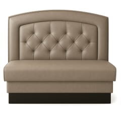 Fan Back Style Tufted Restaurant Booth