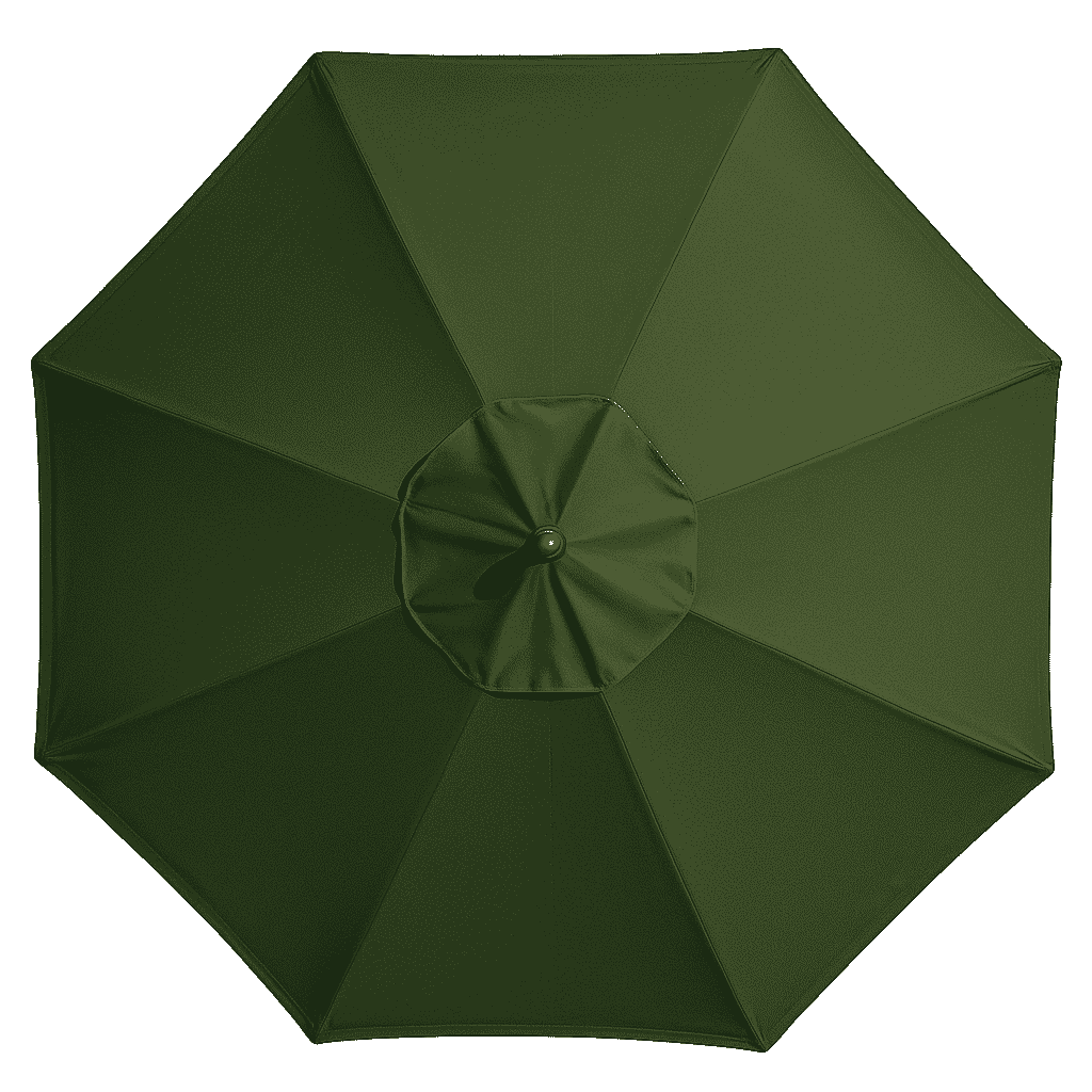 PatioPro Luxe 9ft Restaurant Market Umbrella with Ultra Strong Fiberglass Ribs