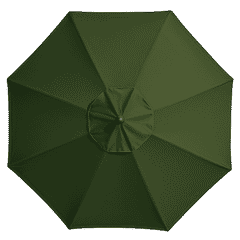 PatioPro Luxe 9ft Restaurant Market Umbrella with Ultra Strong Fiberglass Ribs