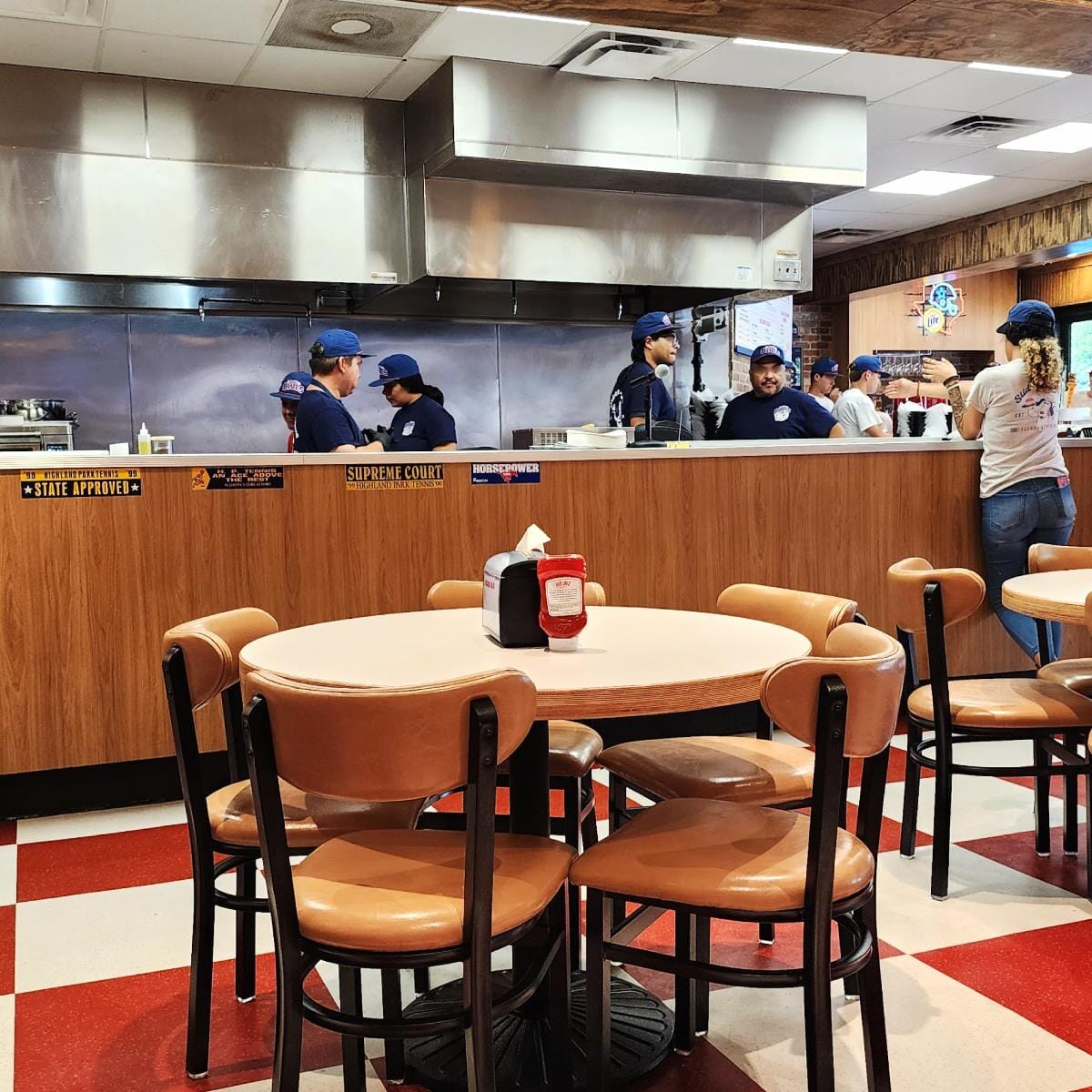Fully Upholstered Black Metal Commercial Chair with Kidney Shaped Back