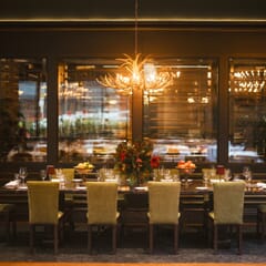 Fully Upholstered Wood Stella Restaurant Chair with Nailhead Trim