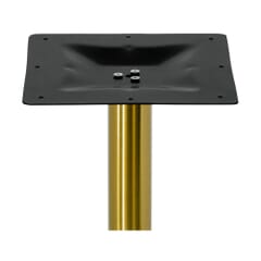 Gold Powder Coated Round Restaurant Table Base (23″ D)