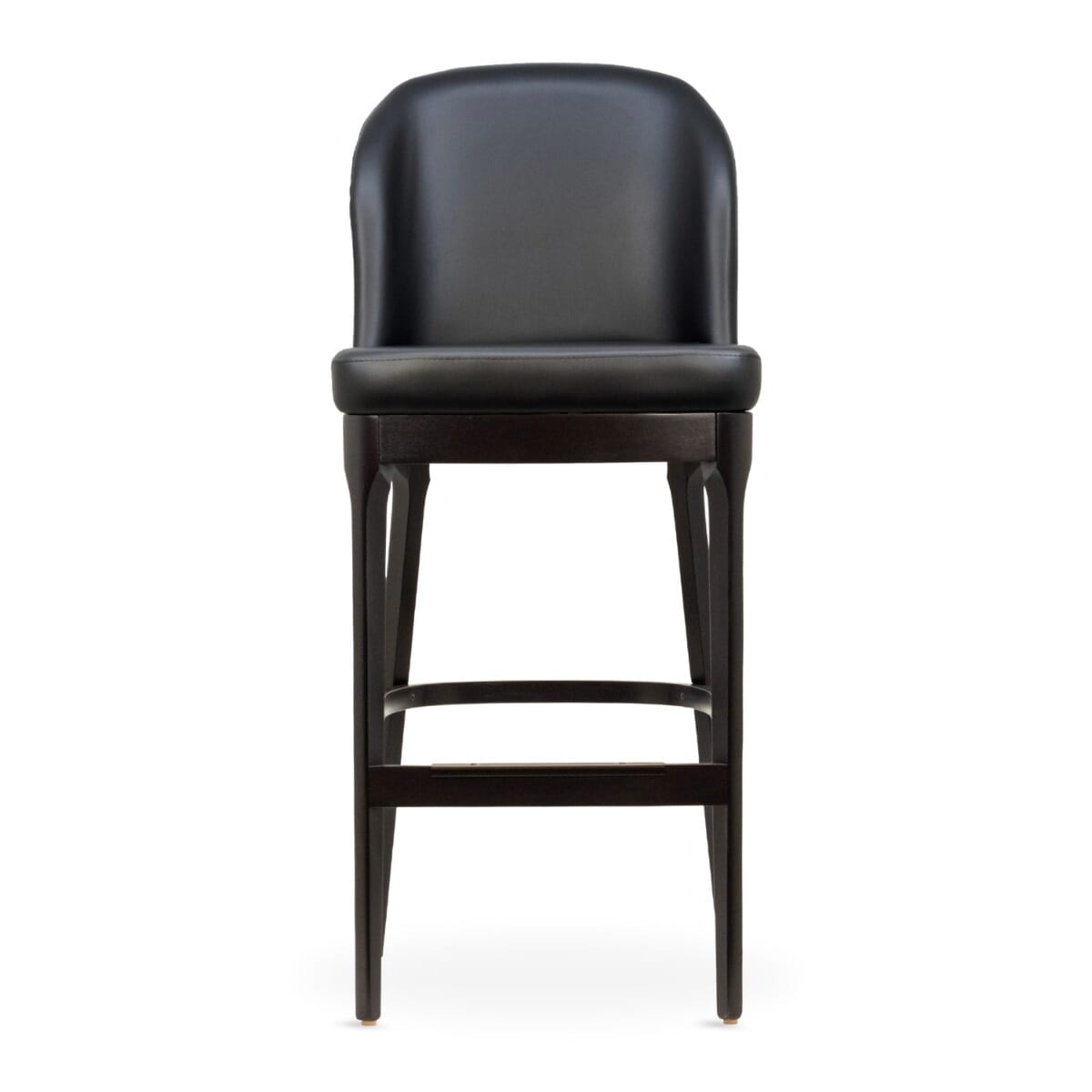 Grace Modern Restaurant Bar Stool with Black Finish Wood Frame