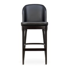 Grace Modern Restaurant Bar Stool with Black Finish Wood Frame