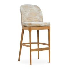 Grace Modern Wood Restaurant Bar Stool in Natural Finish