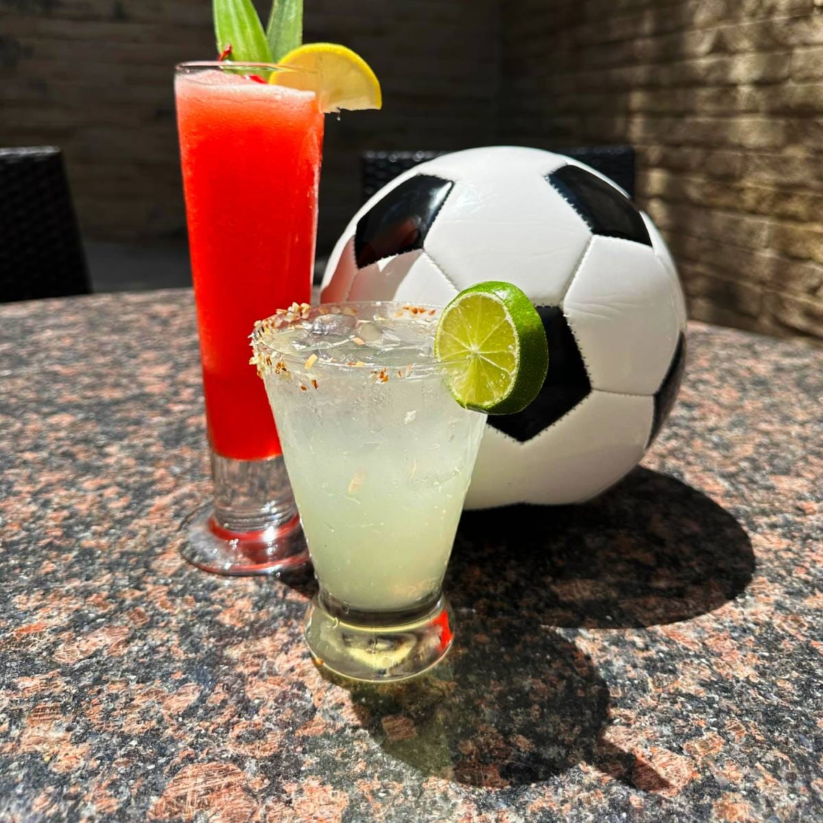 Granite Restaurant Table Top Tan Brown