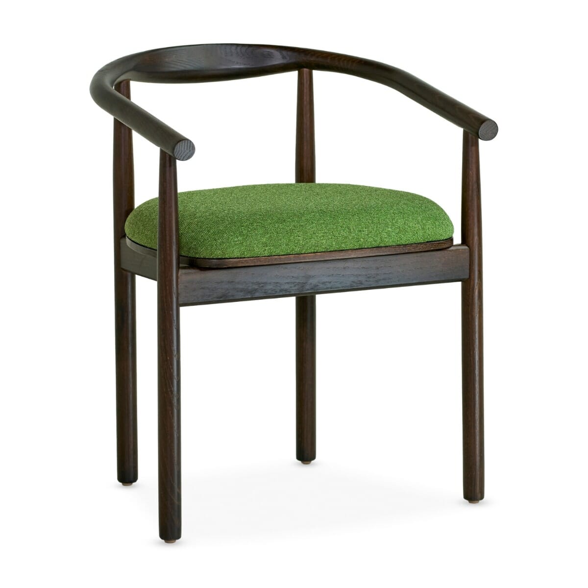 Hazel Modern Walnut Upholstered Restaurant Chair