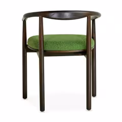 Hazel Modern Walnut Upholstered Restaurant Chair