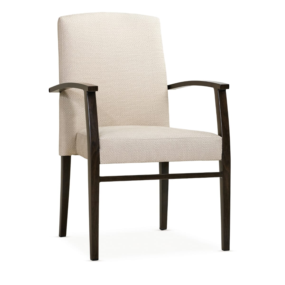 Mila Aluminum Wood-Grain Armchair