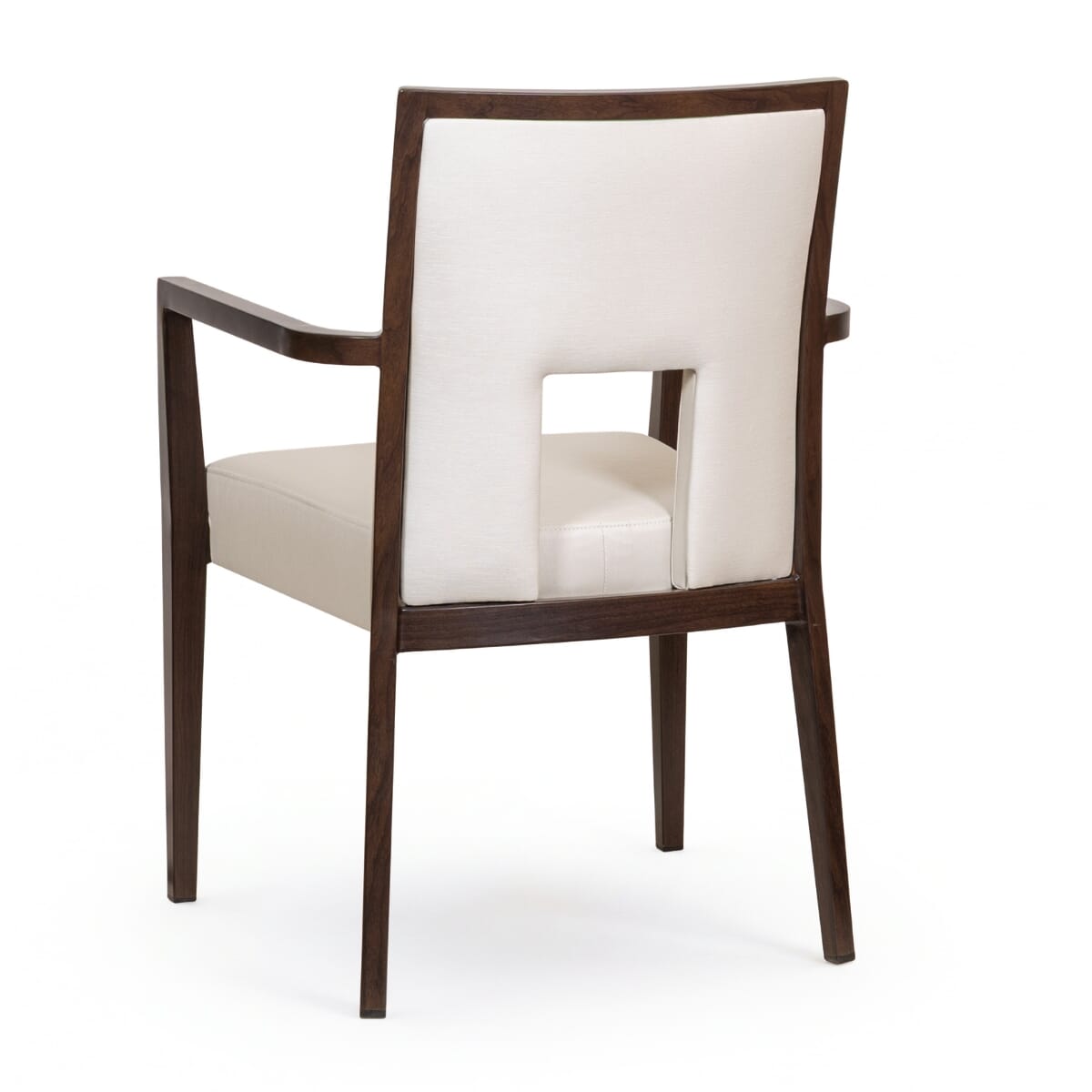 Auburn Aluminum Wood-Grain Armchair
