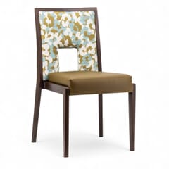 Auburn Aluminum Wood-Grain Chair