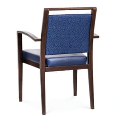 Bogart Aluminum Wood-Grain Armchair