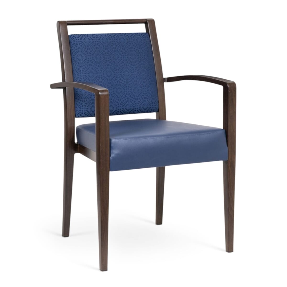 Bogart Aluminum Wood-Grain Armchair