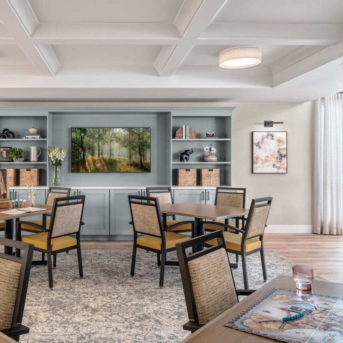 Bogart Aluminum Wood-Grain Armchair