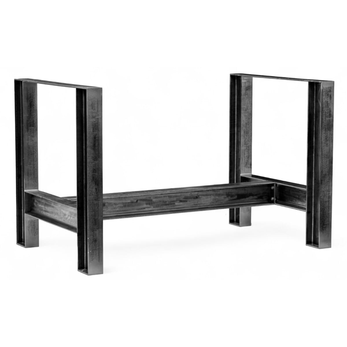 Hudson Distressed I-Beam Style Table Base for Restaurant Tables