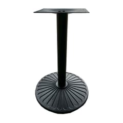 Indoor/Outdoor Round Black Cast Iron Table Base (30