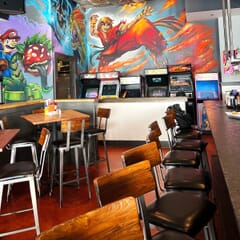 Industrial Steel Distressed Wood-Back Restaurant Bar Stool