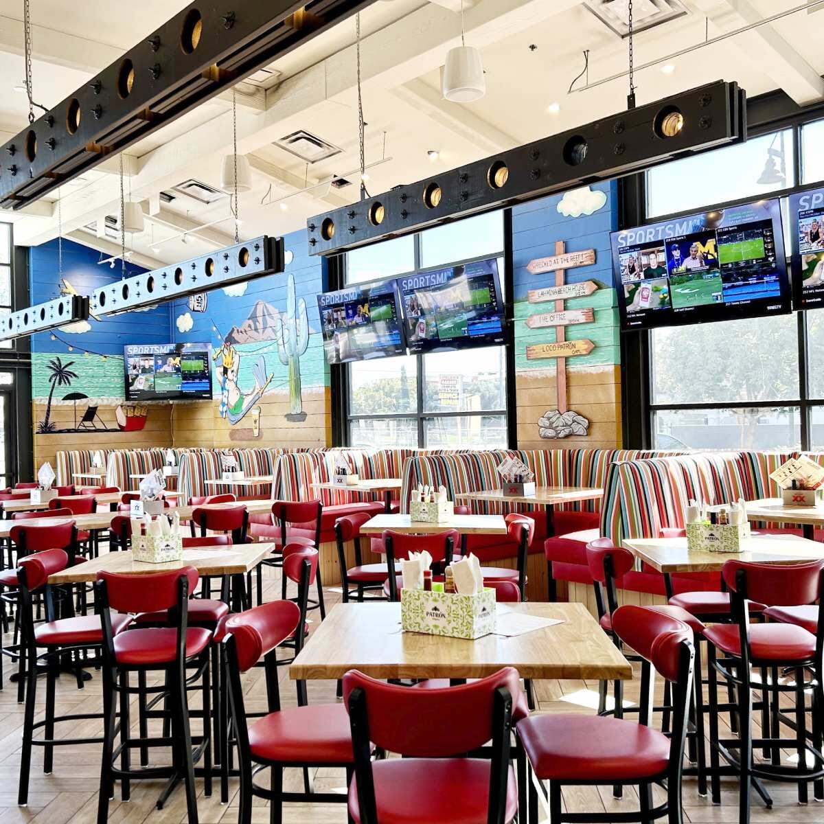 Fully Upholstered Black Metal  Commercial Bar Stool with Kidney Shaped Back