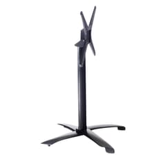 Commercial Aluminum Indoor/Outdoor Folding Table Base in Black (26″x26″)