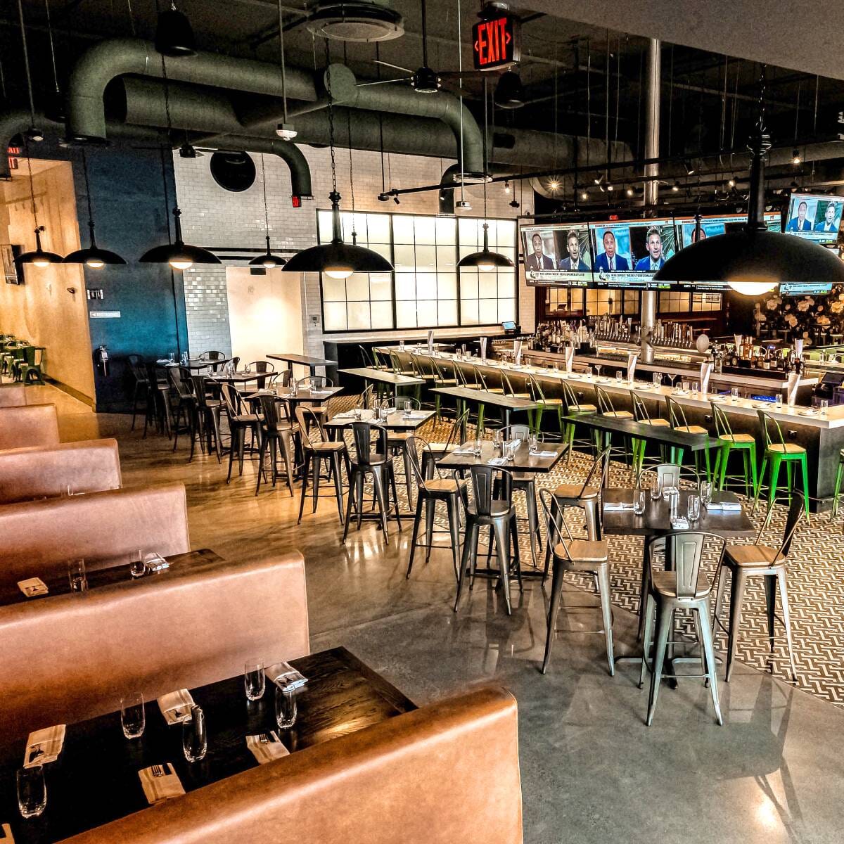 Matte Bronze Steel Tolix Restaurant Bar Stool