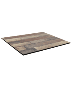 Rectangular Solid Beech Wood Table Top in Walnut