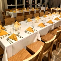 Natural Wood Madison Commercial Chair in Zebra Style Pattern