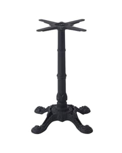 Commercial Pedestal-Style Cast-Iron Table Base (22” x 22”)
