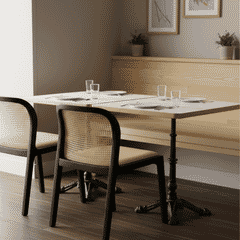 Pedestal-Style Commercial Aluminum Table Base (22