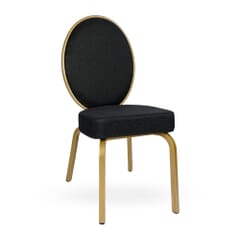 Ophelia Oval Flex Back Stackable Aluminum Banquet Chair