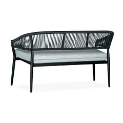 Outdoor Lovechair with Gray Seat and Back