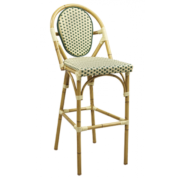 bamboo wicker bar stools