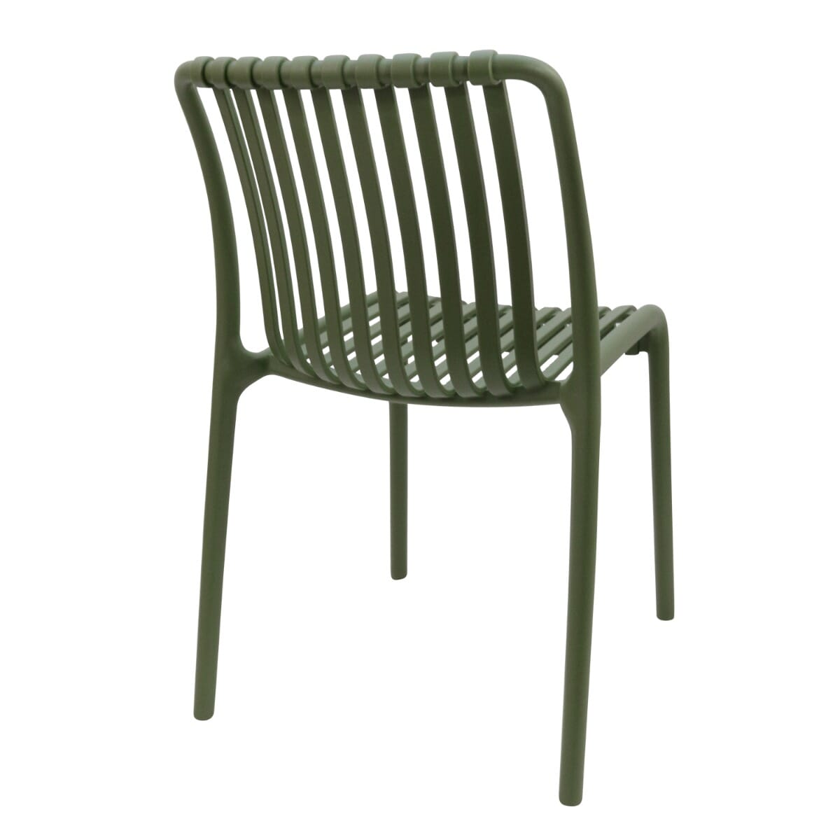 Green plastic garden online chairs