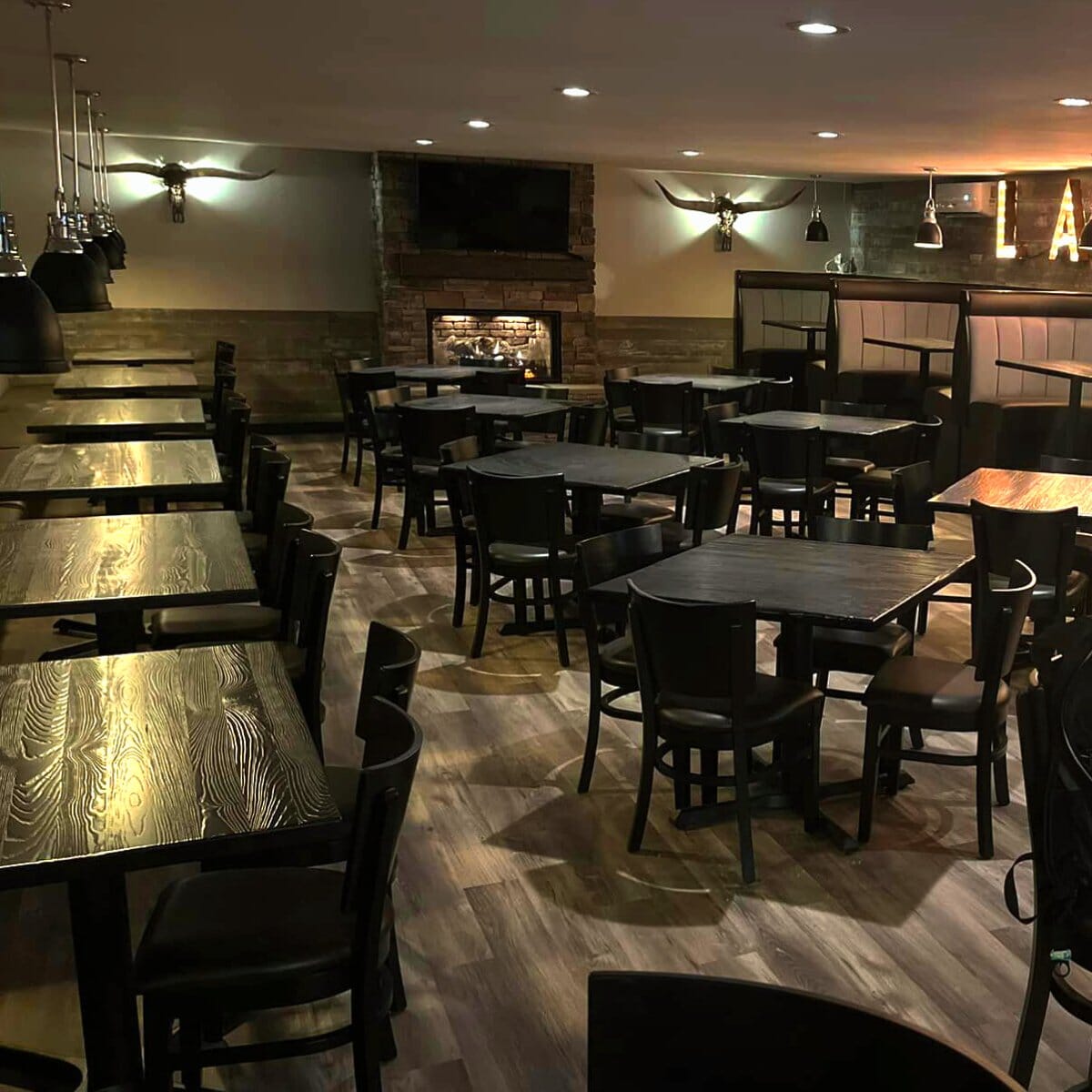 Reclaimed Ash Solid Wood Table Top in Antique Black