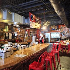 Red Steel Tolix Restaurant Bar Stool