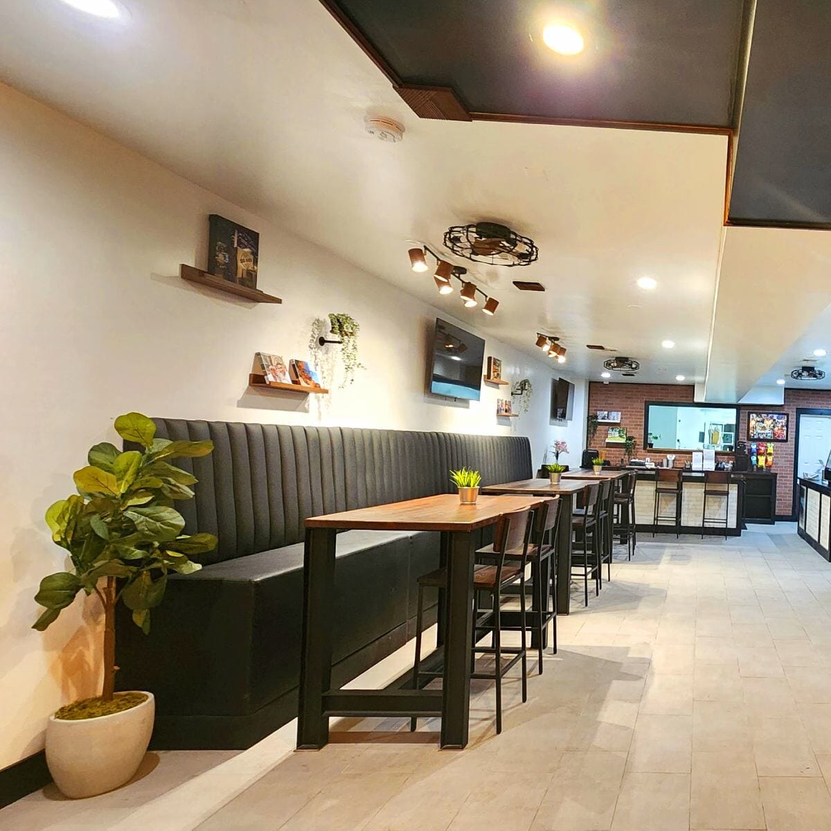 Hudson Industrial I-Beam Style Table Base for Restaurant Tables