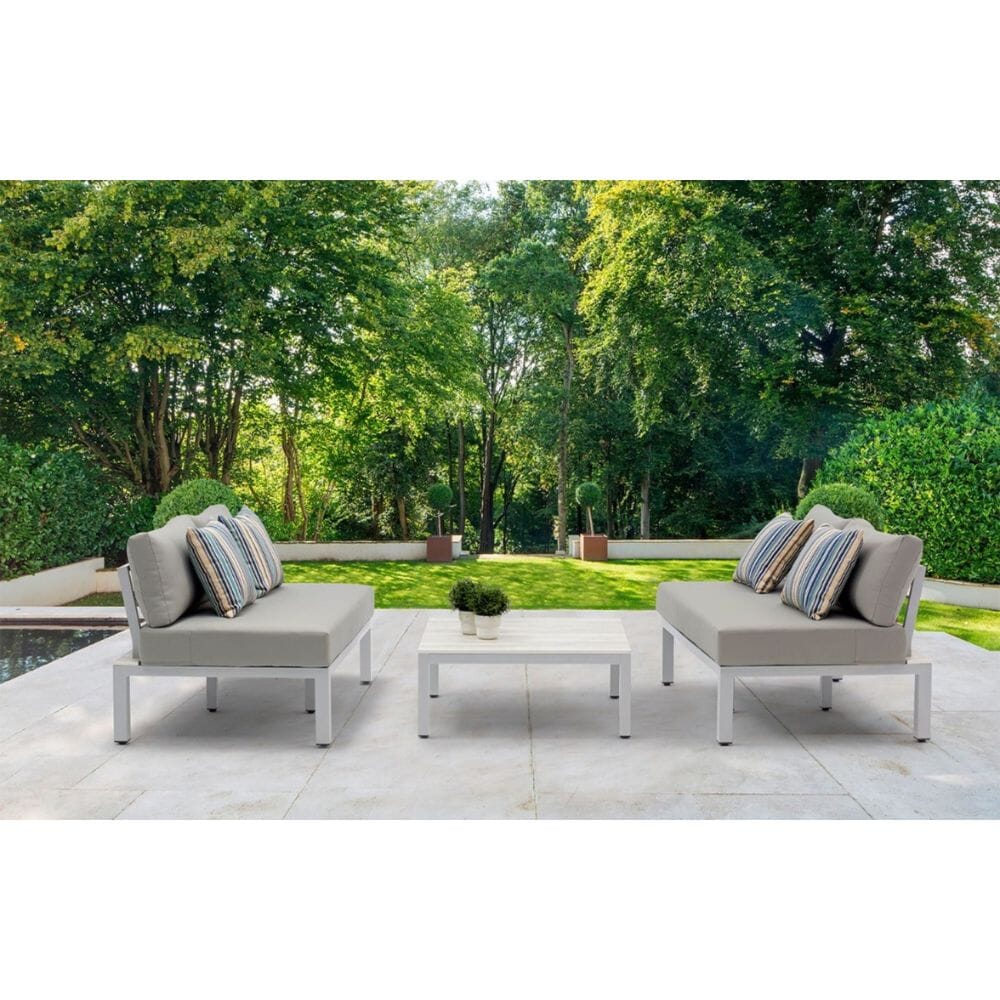 3 pieces - Miami Outdoor Modular Sectional Set