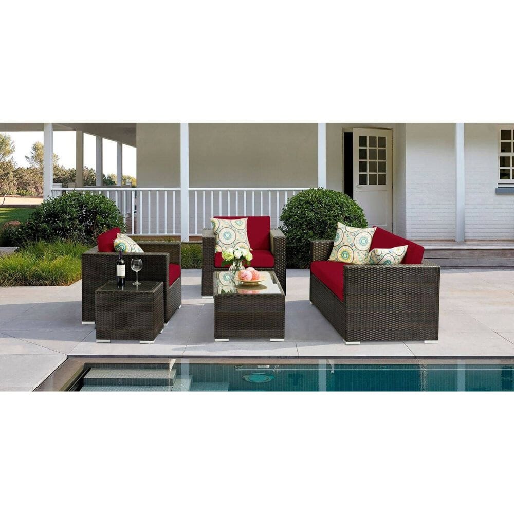 Siena Outdoor Wicker Lounge Set