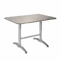 Aluminum Square Topped Table 