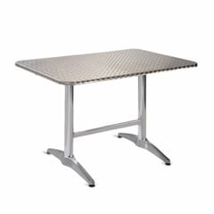 Pedestal-Style Commercial Aluminum Table