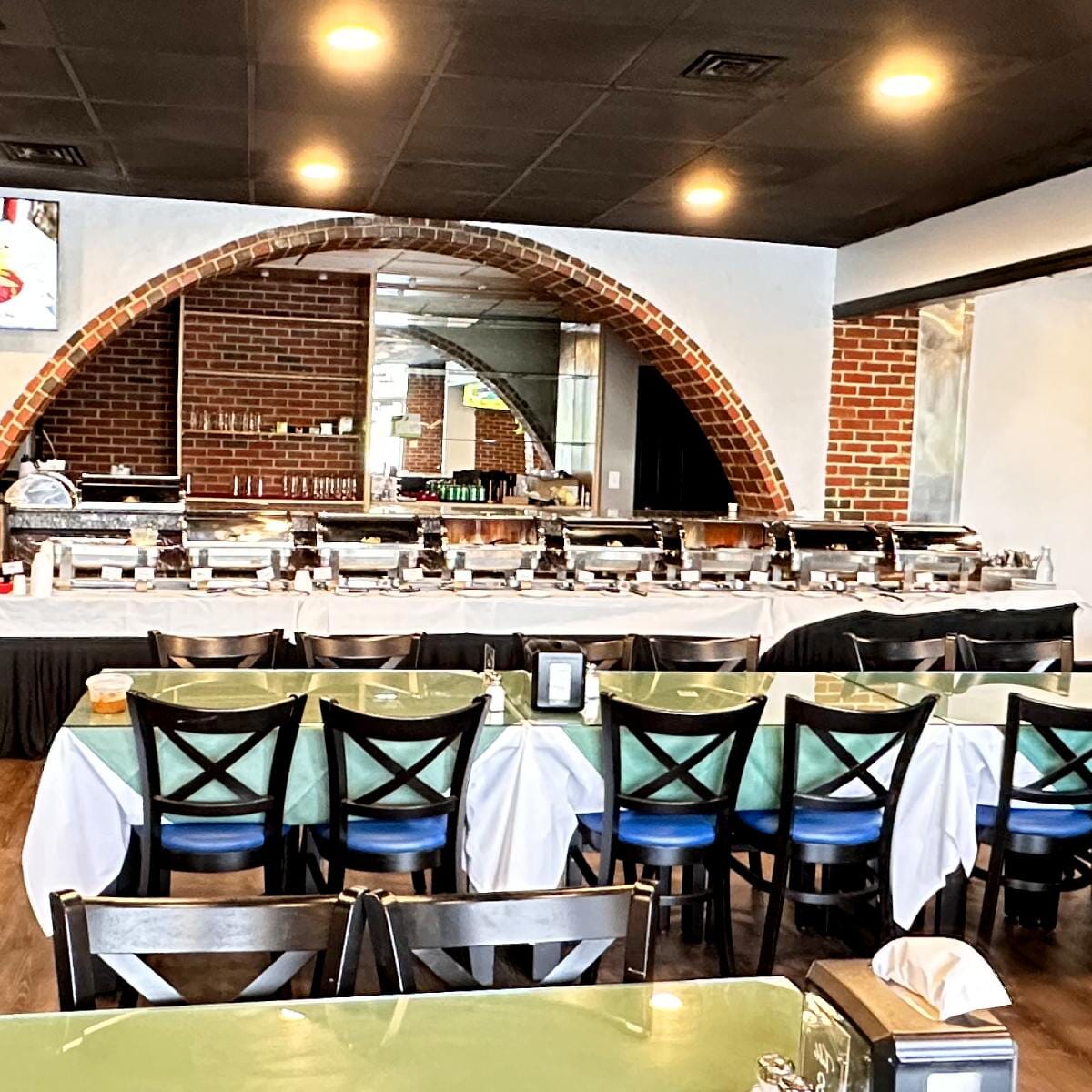 Solid Beech Wood Cross-back Commercial Chair in Black