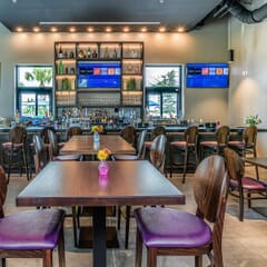 Solid Oak Wood Plank Dining Table Top in Walnut