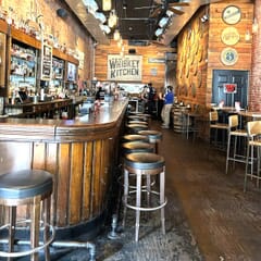 Solid Wood Backless Demi Bar Stool in Dark Mahogany