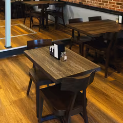 Solid Wood Contemporary Restaurant Chair in Espresso