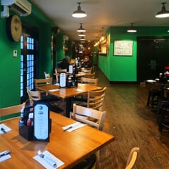 Solid Wood Ladder Back Commercial Dining Chair in Natural