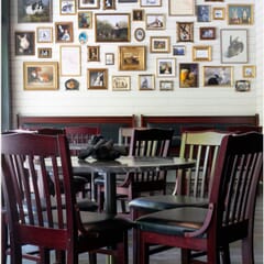 Solid Wood Schoolhouse Restaurant Chair in Dark Mahogany